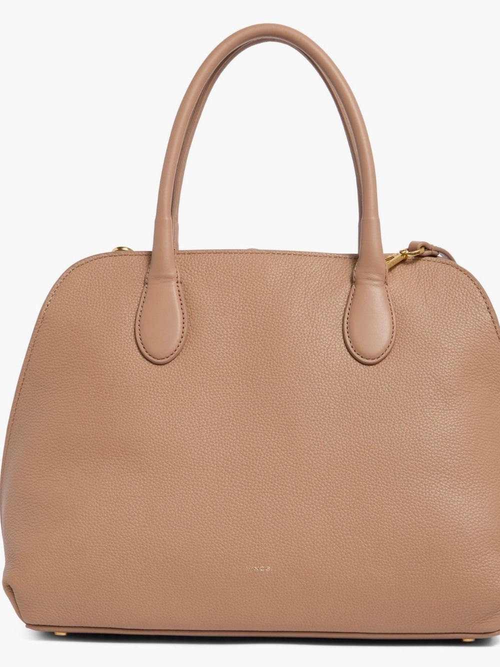 Vince Pebbled Dome Satchel - Beige Tan - Picture 2 of 10